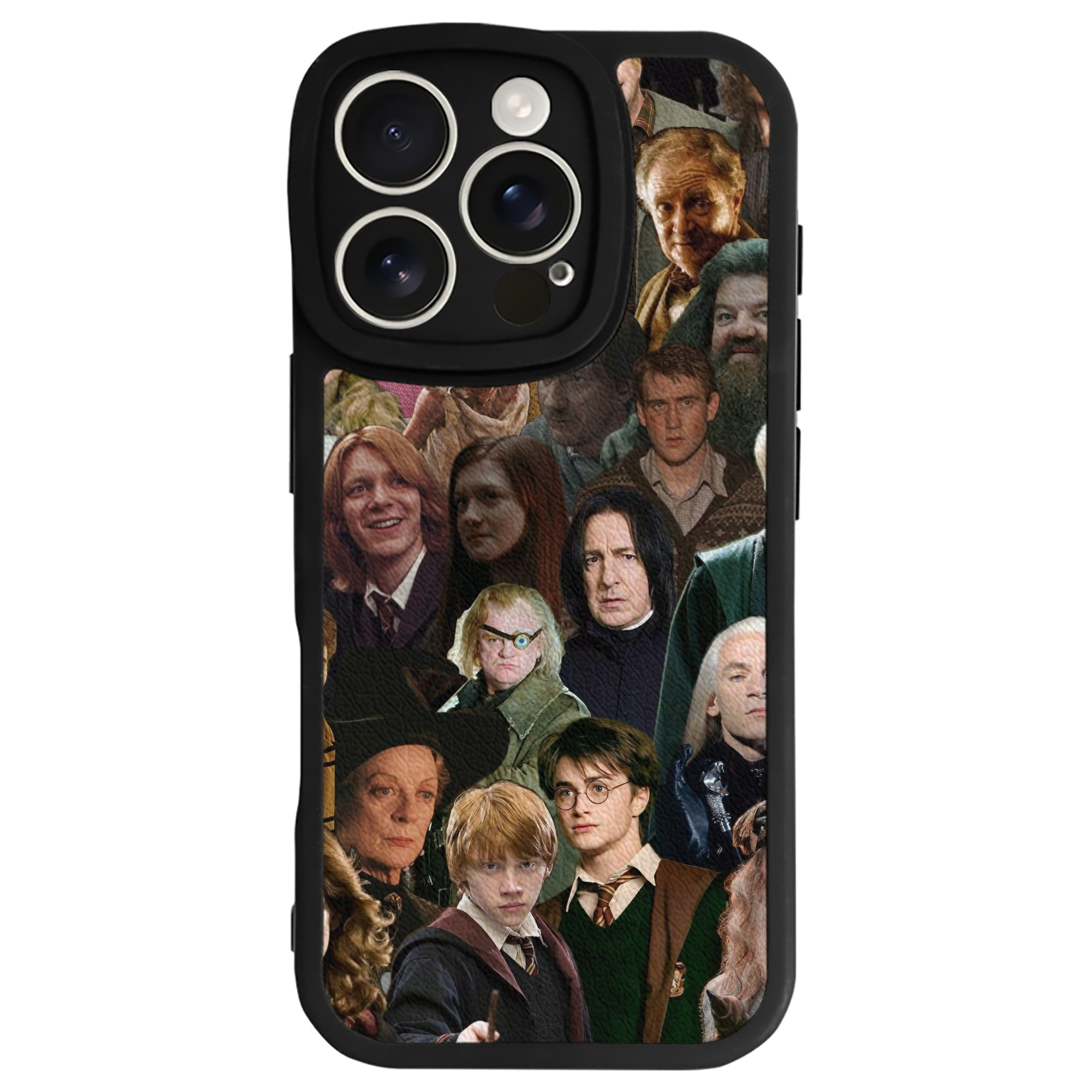 （画像用） Harry Potter ハリー・ポッターシリーズ 【iPhone 16シリーズ対応】シリコンスマホケース（レザー調） 材質：シリコン